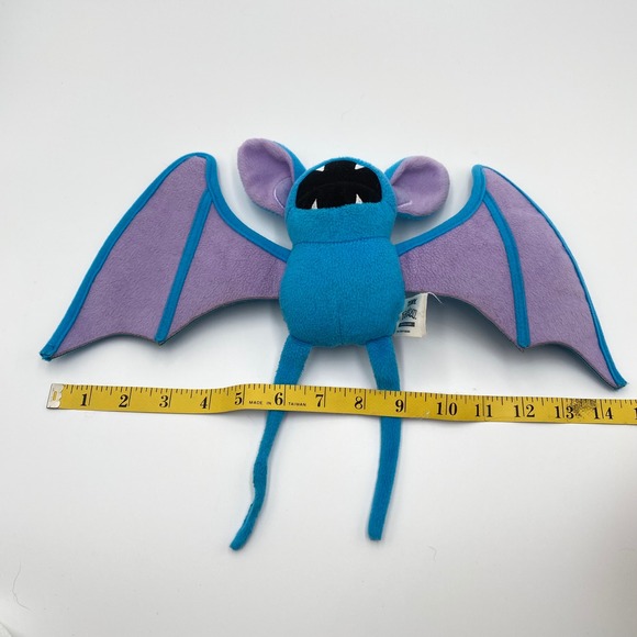 Tomy Pokemon Zubat Plush 2016‎ Stuffed Animal Blue Purple Bat Toy Kids - Picture 7 of 7